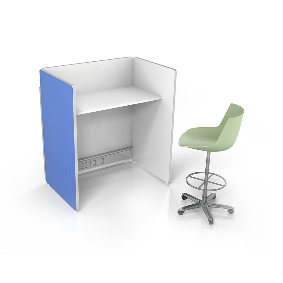 European Modern Office Partition Island Workstation Color Screen