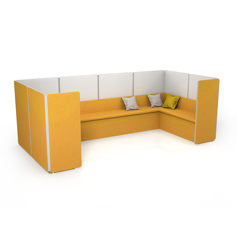 Modern Office Partition Island Workstation Screen Sofa