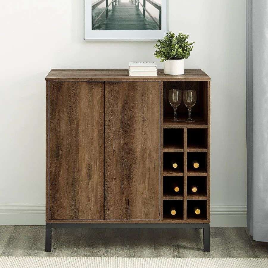 Wesome Factory Dining Furniture Luxury Wine Rack Office Wooden Wine Cabinet