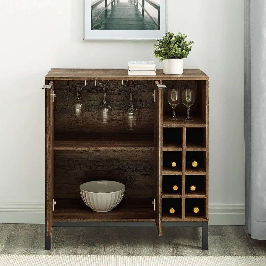 Wesome Factory Dining Furniture Luxury Wine Rack Office Wooden Wine Cabinet