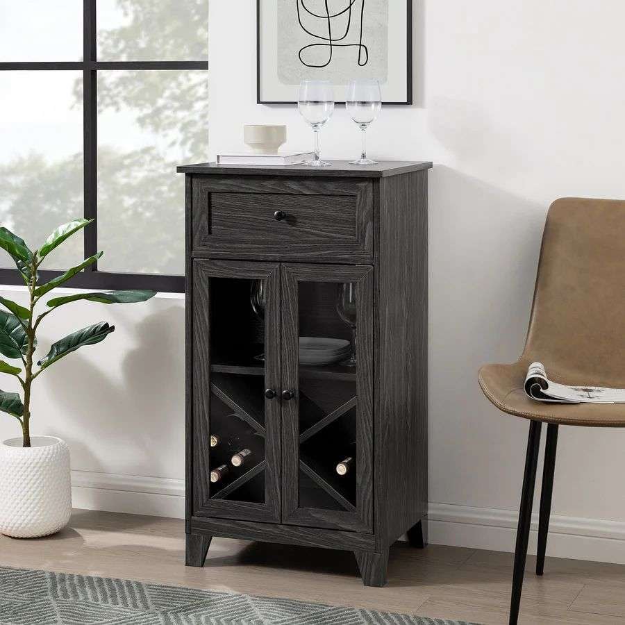 Wesome Factory Dining Furniture Luxury Wine Rack Office Wooden Wine Cabinet