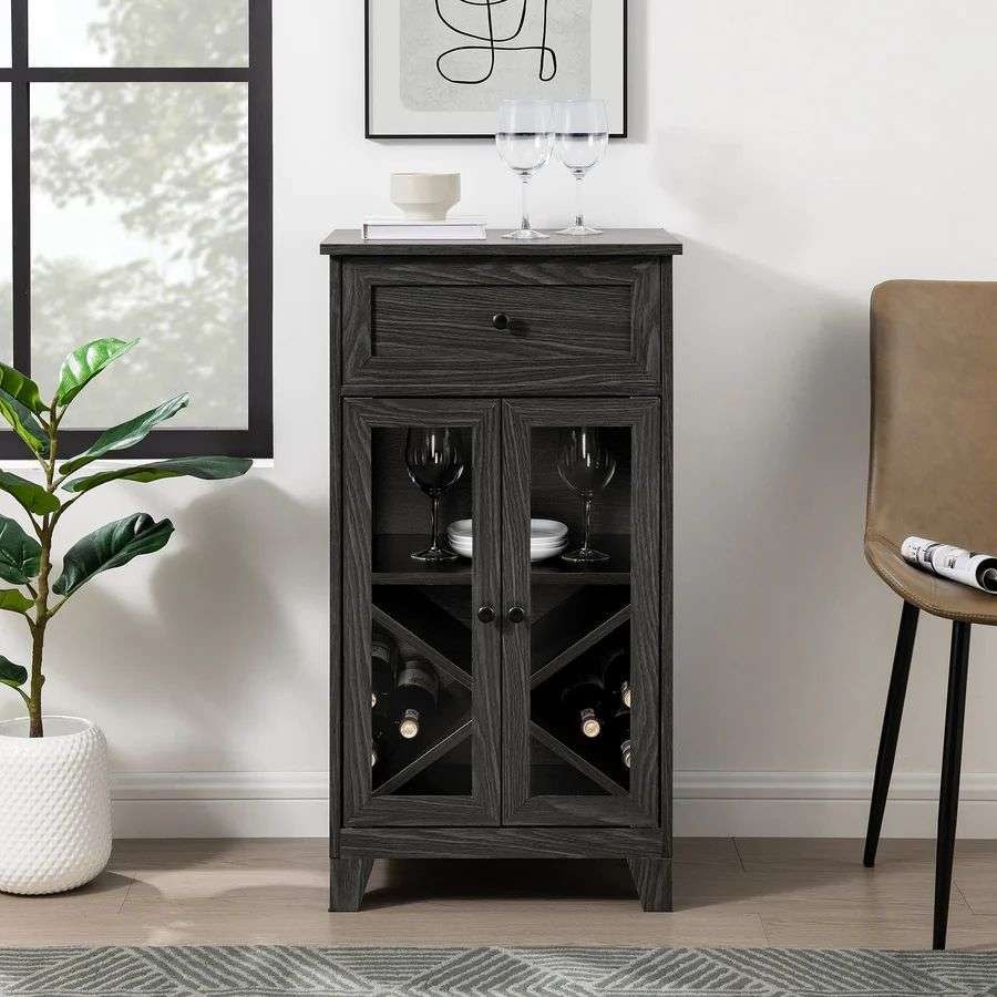 Wesome Factory Dining Furniture Luxury Wine Rack Office Wooden Wine Cabinet