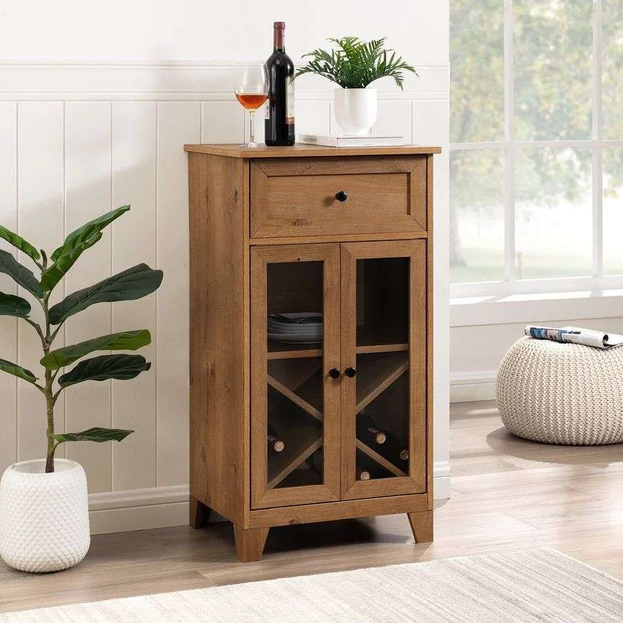 Wesome Factory Dining Furniture Luxury Wine Rack Office Wooden Wine Cabinet