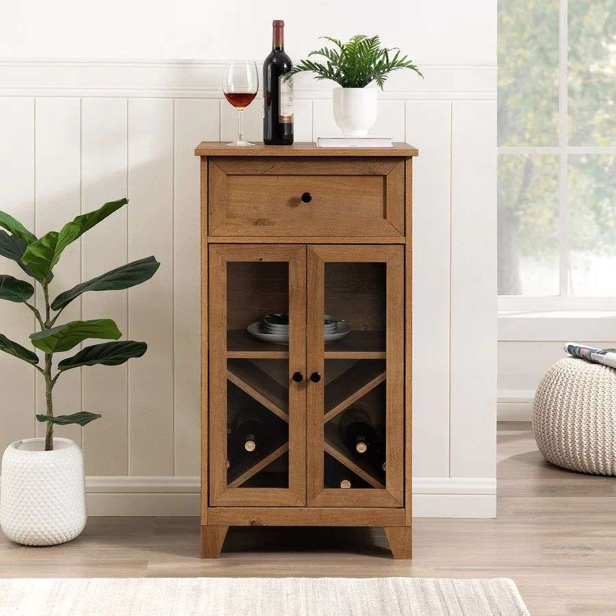 Wesome Factory Dining Furniture Luxury Wine Rack Office Wooden Wine Cabinet