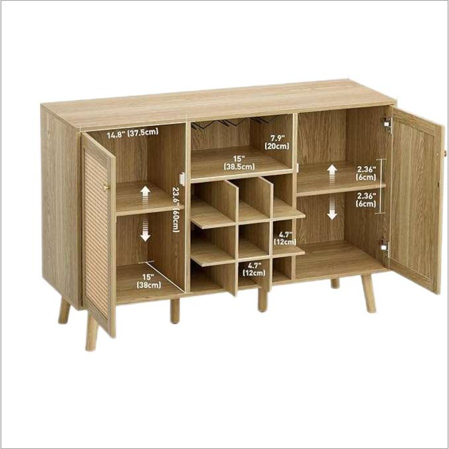 Wesome Factory Dining Furniture Luxury Wine Rack Office Wooden Wine Cabinet