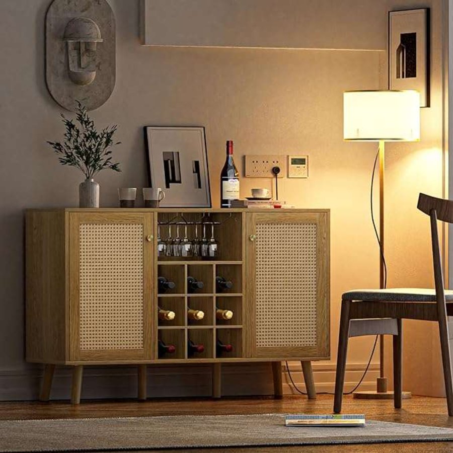 Wesome Factory Dining Furniture Luxury Wine Rack Office Wooden Wine Cabinet