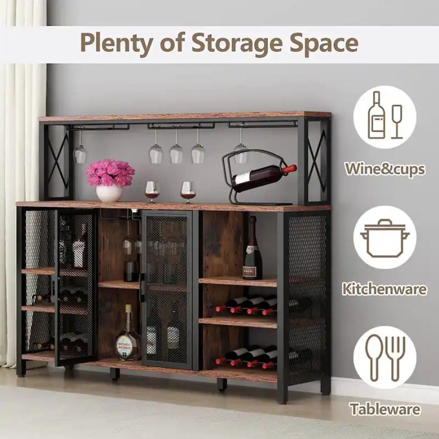 Wesome Factory Dining Furniture Luxury Wine Rack Office Wooden Wine Cabinet