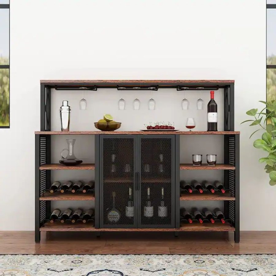 Wesome Factory Dining Furniture Luxury Wine Rack Office Wooden Wine Cabinet