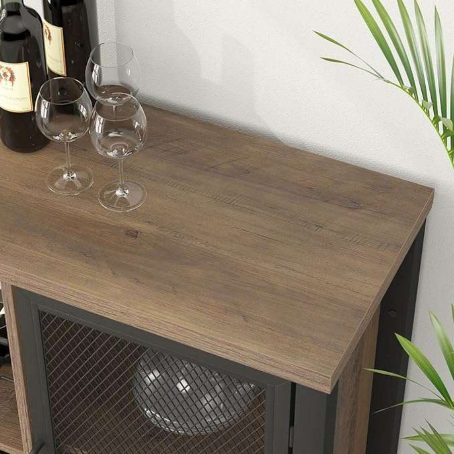 Wesome Factory Dining Furniture Luxury Wine Rack Office Wooden Wine Cabinet