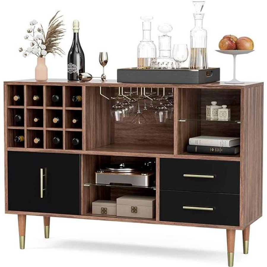 Wesome Factory Dining Furniture Luxury Wine Rack Office Wooden Wine Cabinet
