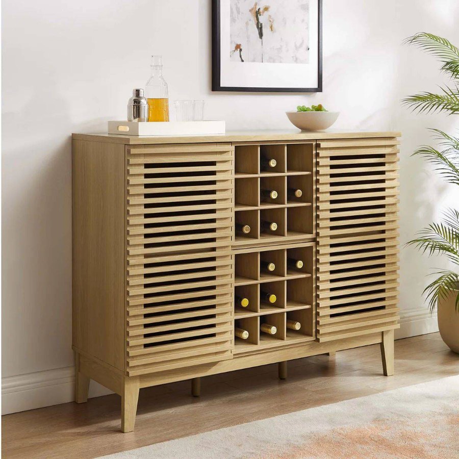 Wesome Factory Dining Furniture Luxury Wine Rack Office Wooden Wine Cabinet