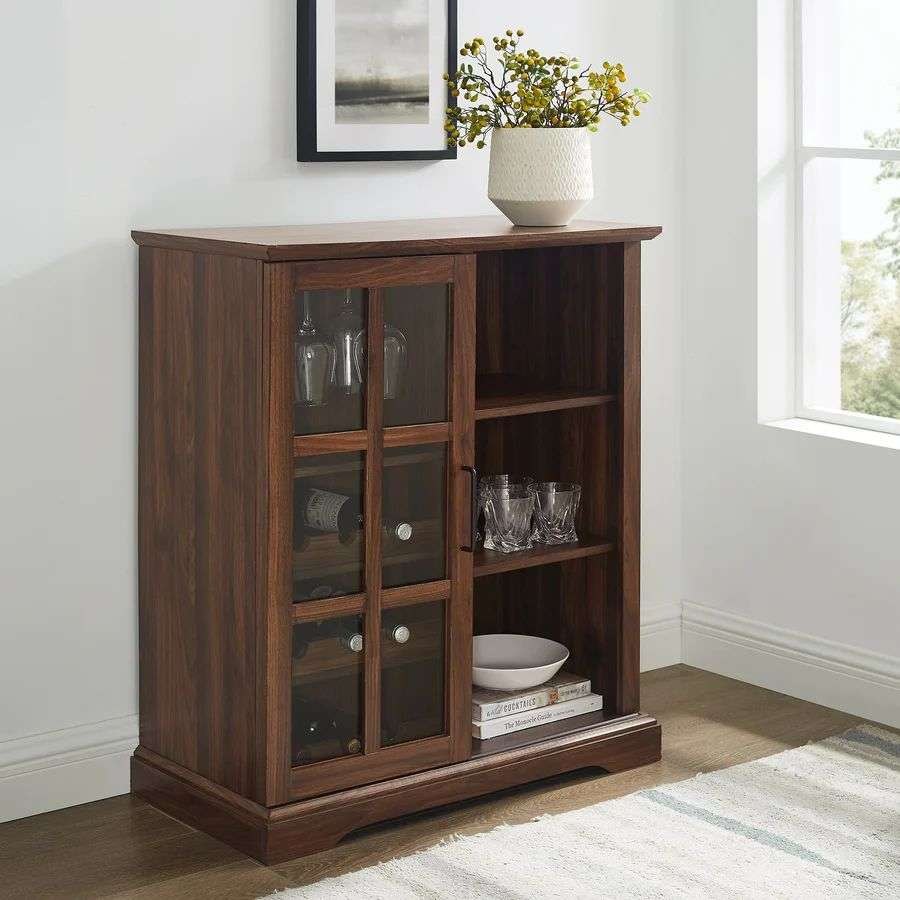 Wesome Factory Dining Furniture Luxury Wine Rack Office Wooden Wine Cabinet