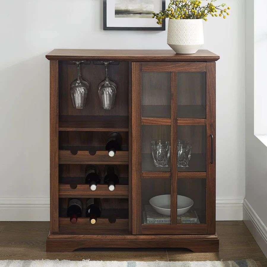 Wesome Factory Dining Furniture Luxury Wine Rack Office Wooden Wine Cabinet