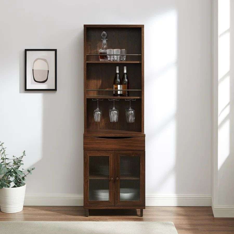 Wesome Factory Dining Furniture Luxury Wine Rack Office Wooden Wine Cabinet