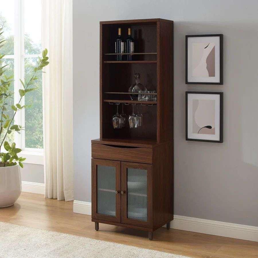 Wesome Factory Dining Furniture Luxury Wine Rack Office Wooden Wine Cabinet